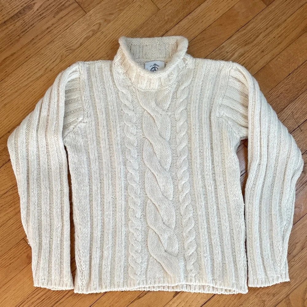 Thom Browne Black Fleece Brooks Brother Cable Sweater Wool Size BB1 - Picture 1 of 14